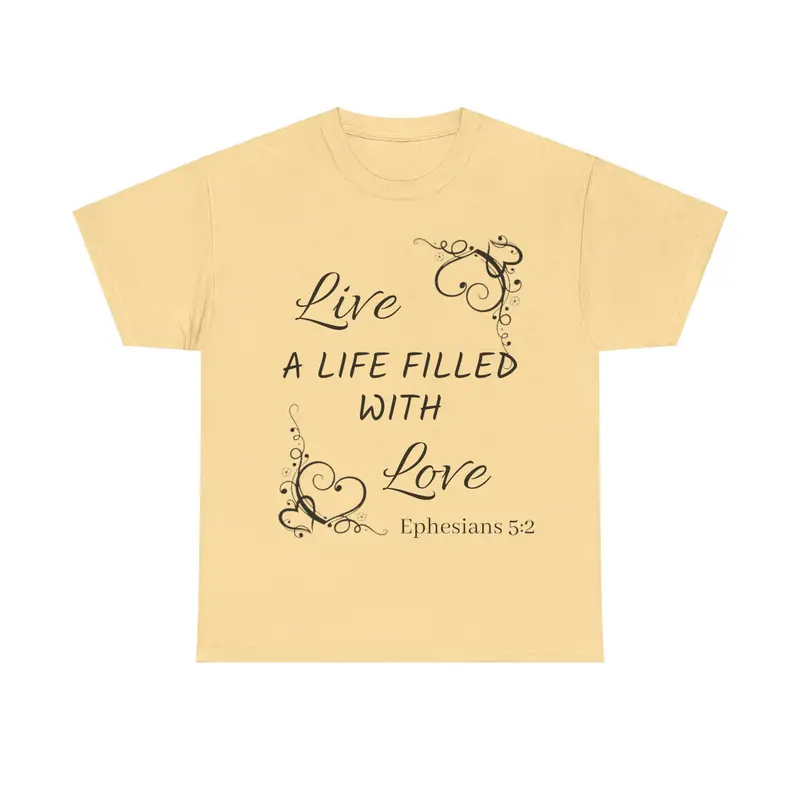 Live A Life Unisex Heavy Cotton Tee 10