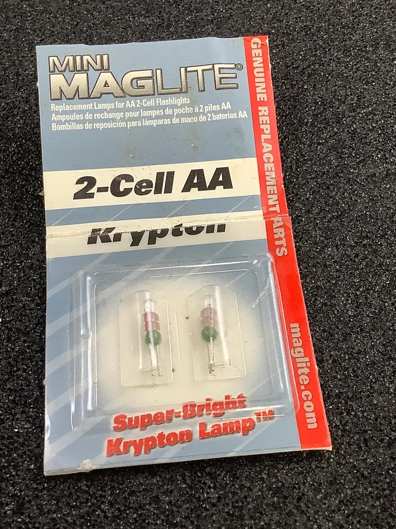 Lm2a001 -Maglite  - 2 Pk Maglite 2-Cell Aa Krypton Bulbs 1