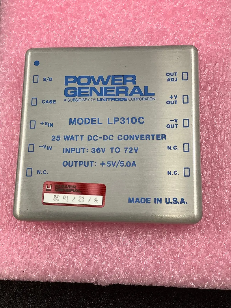 Lp310c - Power Gen - Dc-Dc Converter Input  36-72Vdc Output: 5Vdc 5 Amp 1