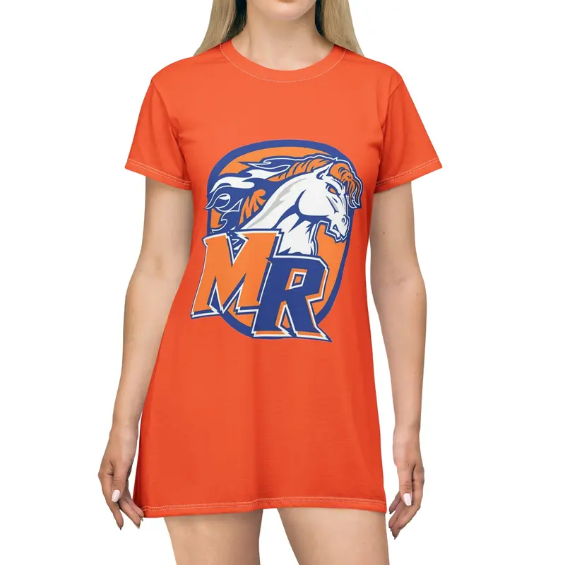 Marvin Ridge T-Shirt Dress (Aop) 1