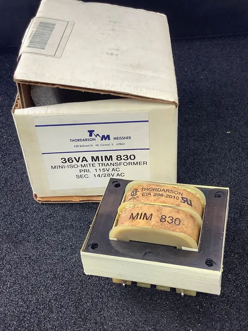 Mim-830 - Thordarson - 36Va Transformer Pri: 115V Ac Sec. 14/28V Ac 1