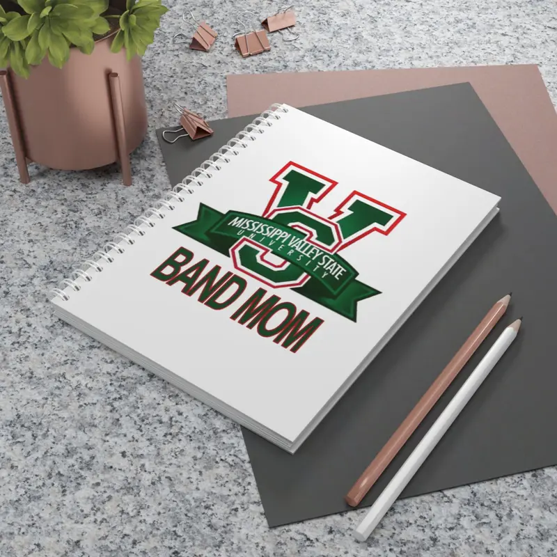 Mississippi Valley Band Mom Spiral Notebook 1