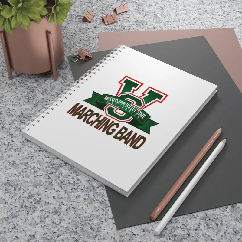 Mississippi Valley State Marching Band Spiral Notebook 1