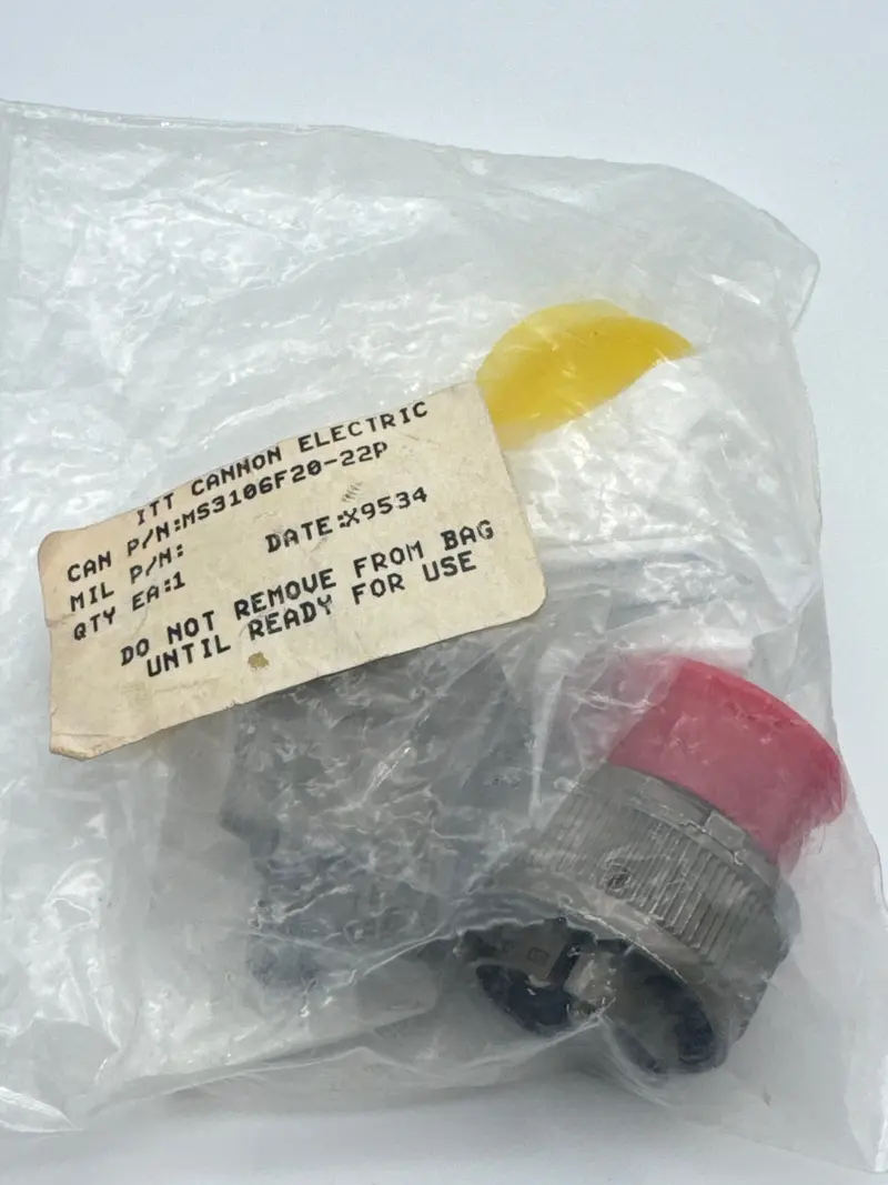 Ms3106f20-22P - Itt Cannon - 6 Pos. Circular Mil-Spec Connector 1
