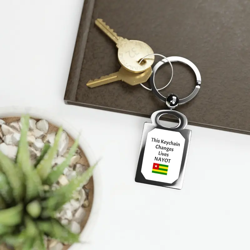 Nayot Rectangle Photo Keyring 1