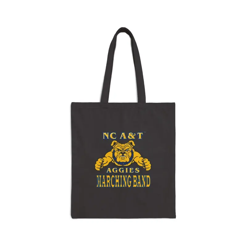 Nc A&T Marching Band Cotton Canvas Tote Bag 2
