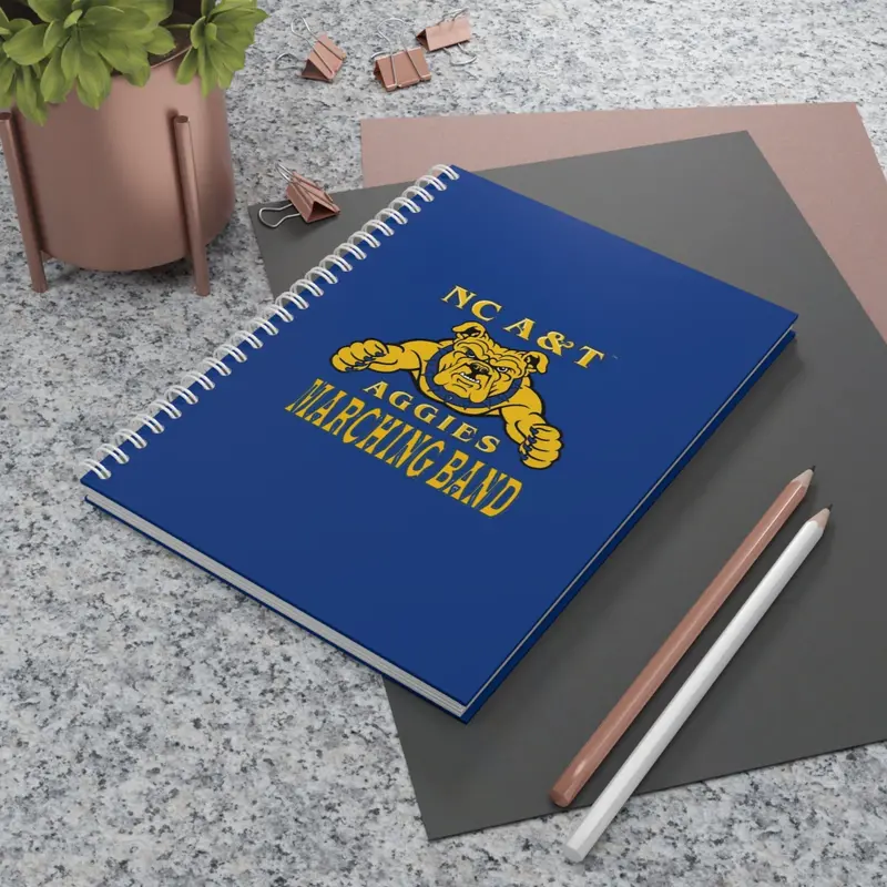 Nc A&T Marching Band Spiral Notebook 1