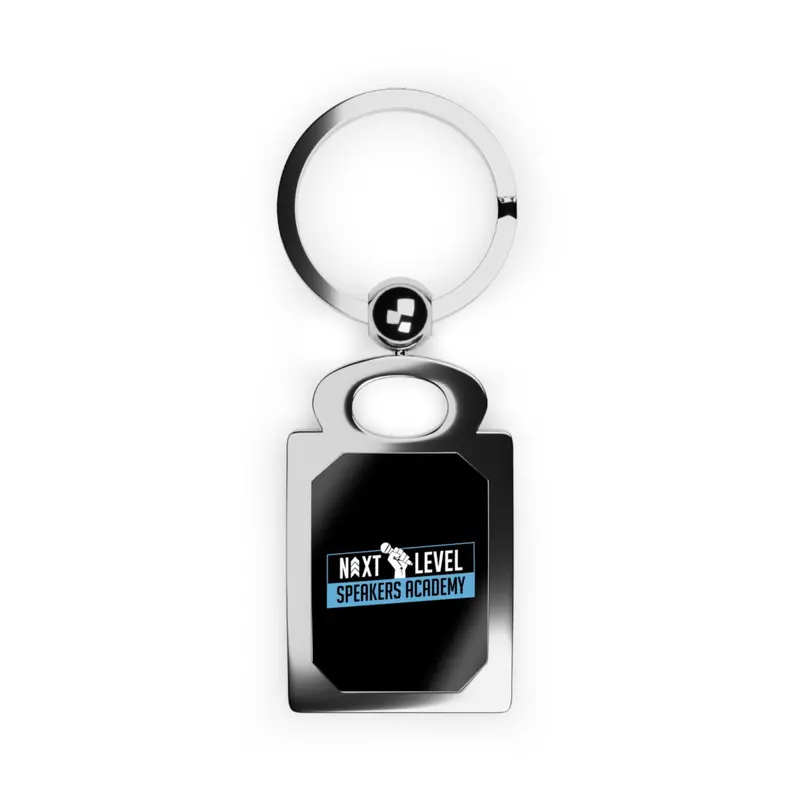 Next Level Speakers Academy Rectangle Photo Keyring 1