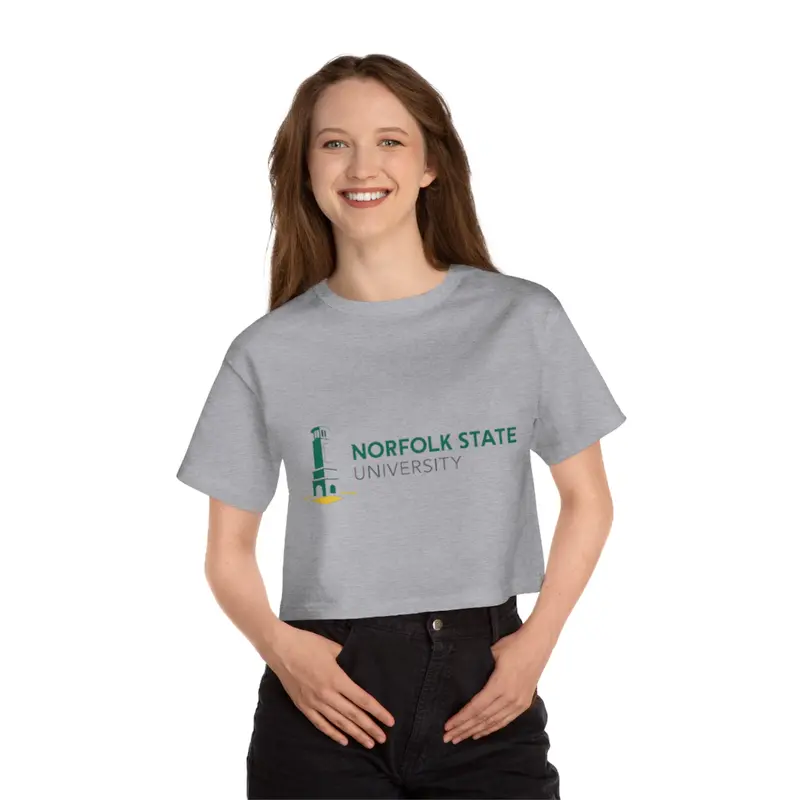 Norfolk State Champion Women's Heritage Cropped T-Shirt 3