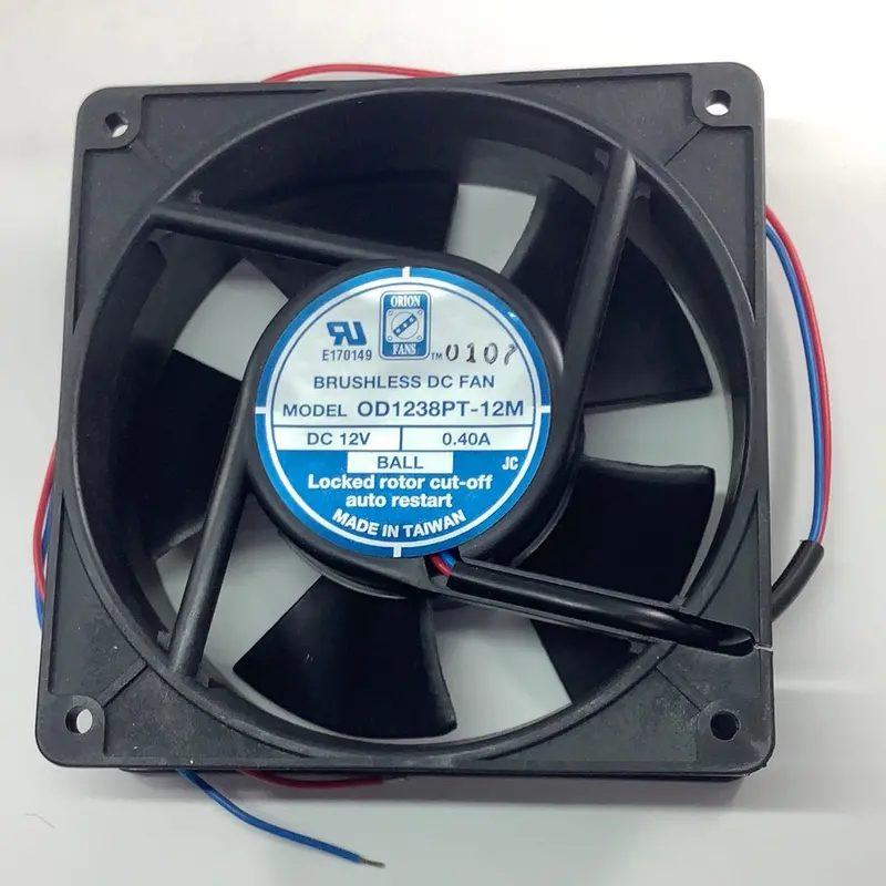 Od1238pt-12M - Orion - 120 X 120 X 38 Mm Fan 88 Cfm 12 Vdc 1