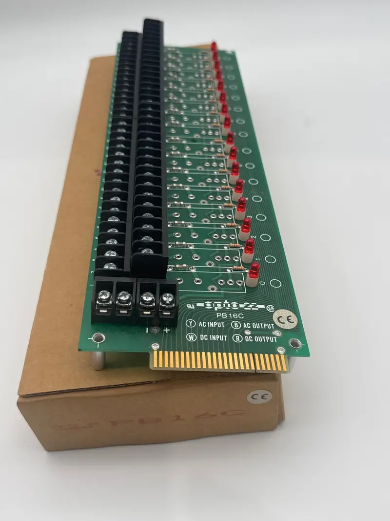Pb16c - Opto 22 - G1 16-Channel I/O Module Rack, Edge Connector, Extra Terminal Strip 1