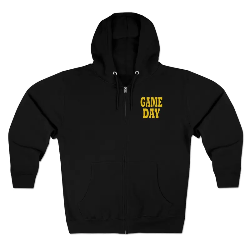 Pittsburgh Game Day Unisex Zip Hoodie 1