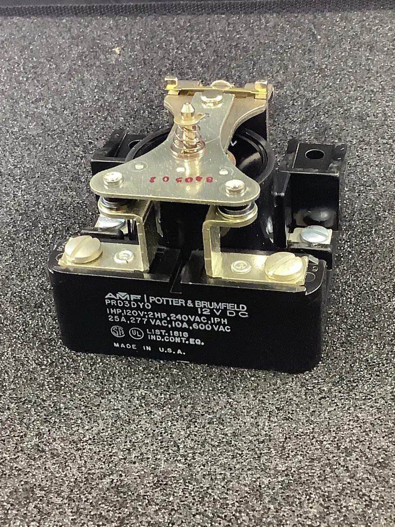 Prd-3Dy0-12 - Potter & Brumfield - General Purpose Power Relay, Spst-No-Dm, 25 A Contact Rating, 12 Vdc Coil Voltage, 600 Vac Contact Voltage 1