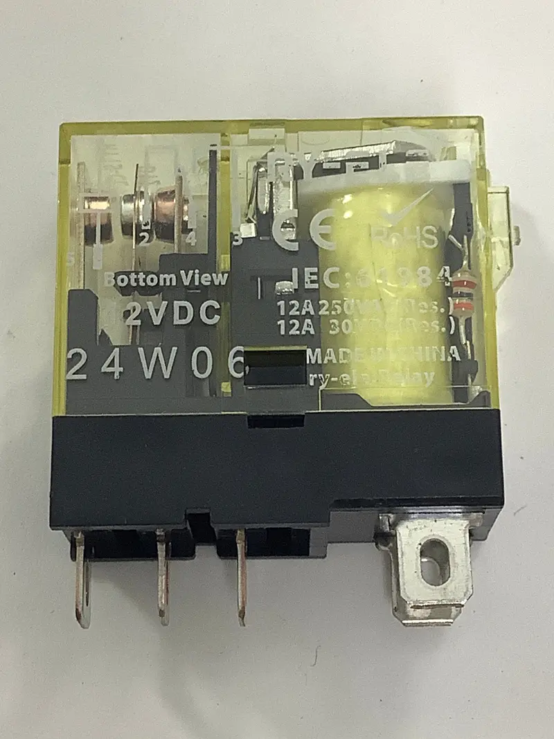 Ry1s-Cl-D12 -  Relay, Spdt, 12Vdc Coil, 12 Amp Contacts 1