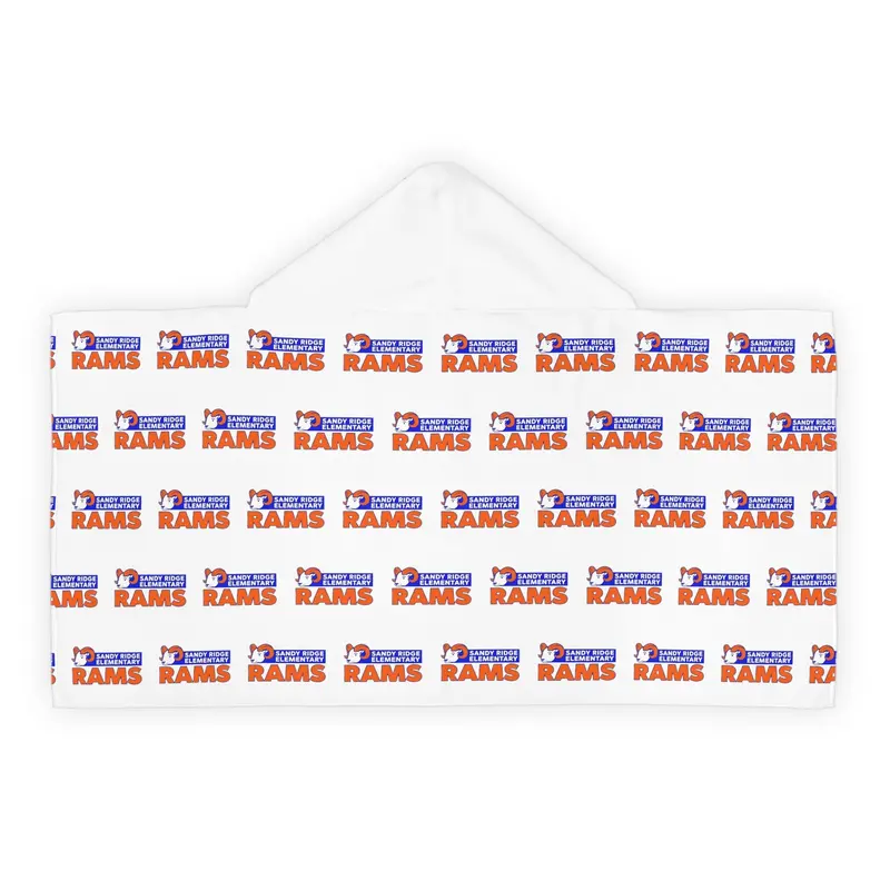 Sandy Ridge Elementary Youth Hooded Towel 1