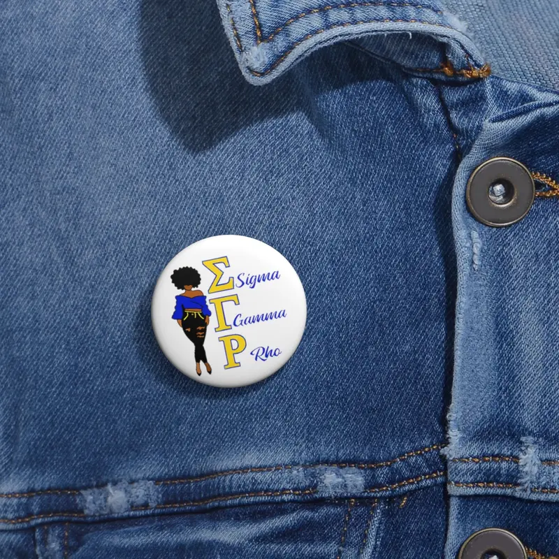 Sigma Gamma Rho Custom Pin Buttons 1