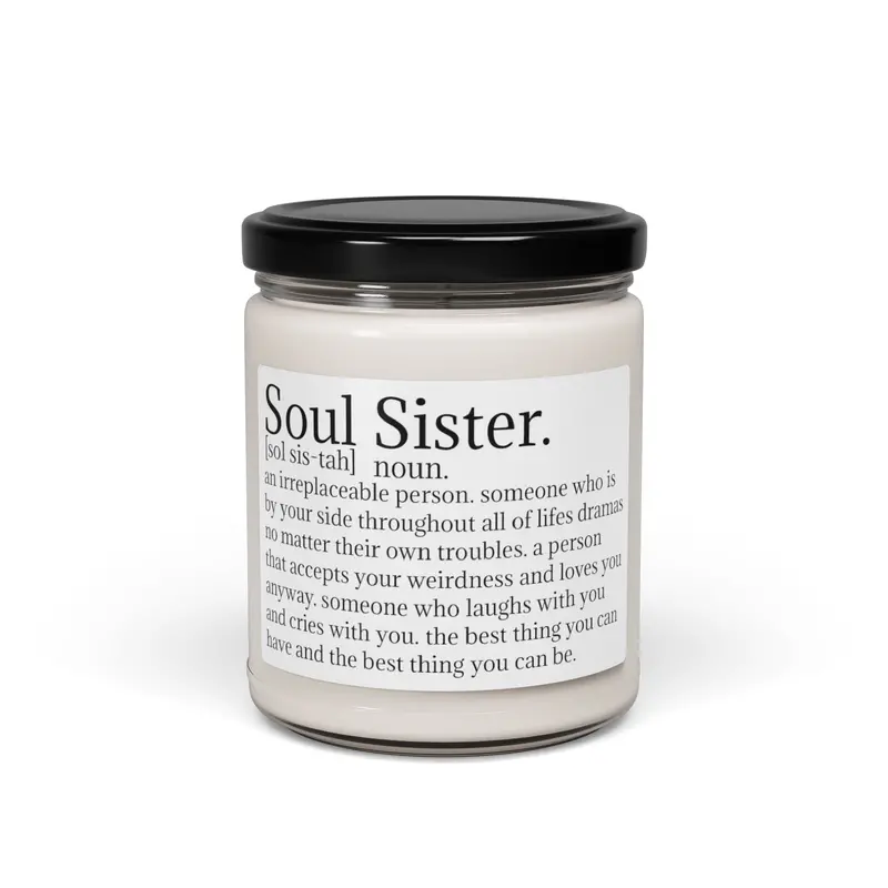 Soul Sister Scented Soy Candle, 9Oz 3