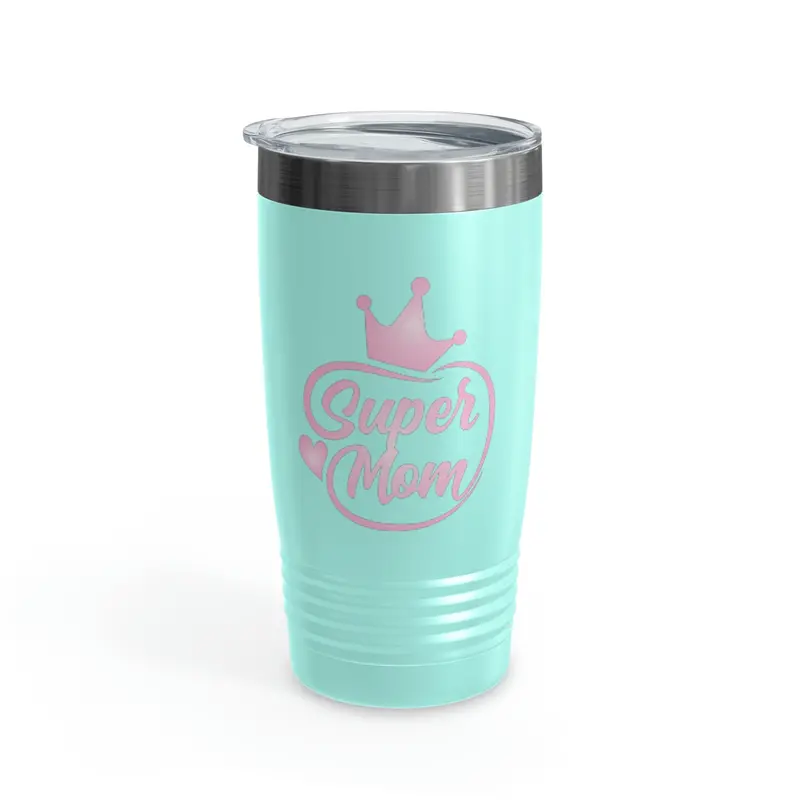 Super Mom Ringneck Tumbler, 20Oz 1
