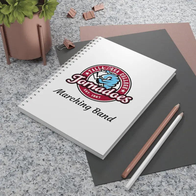 Talladega College Marching Band Spiral Notebook 1