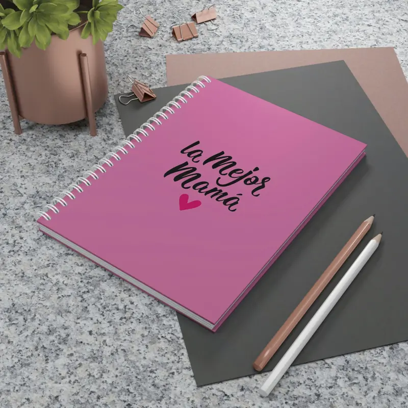 The Best Mom Spiral Notebook 1