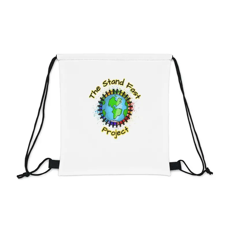 The Stand Fast Project Outdoor Drawstring Bag 1
