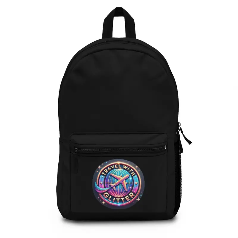 Travel With Glitter Backpack 1