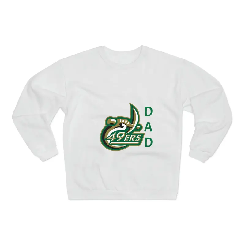 Uncc Dad Crew Neck Sweatshirt 1
