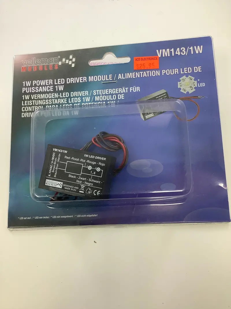 Vm143/1W - Velleman - 1W Power Led Driver Module 1