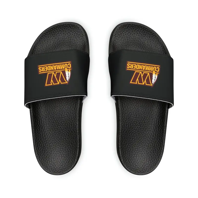Washington Commanders Women's Pu Slide Sandals 1