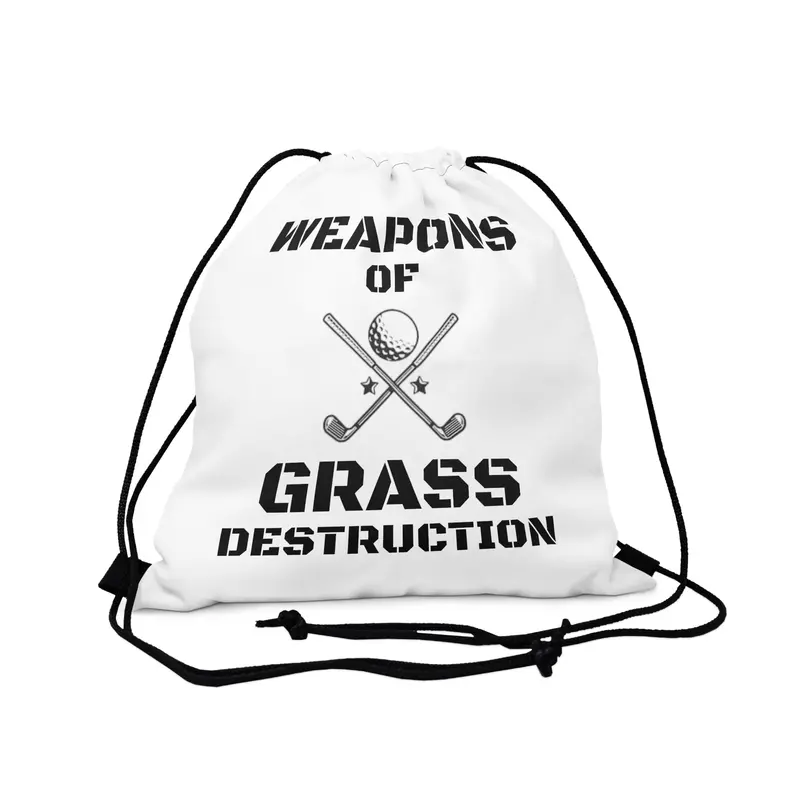 Weapons Of Grass Destruction Outdoor Drawstring Bag 1