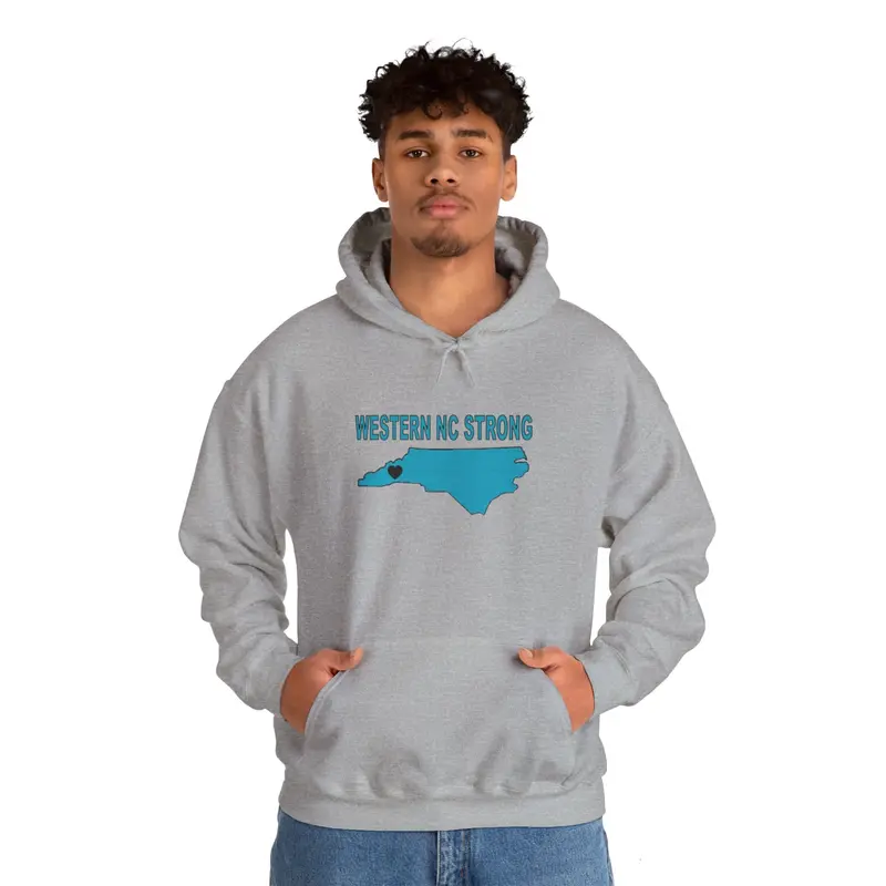 Western Nc Strong Unisex Heavy Blend™ Hooded Sweatshirt 3