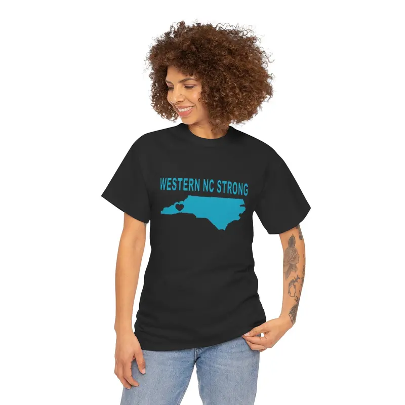 Western Nc Strong Unisex Heavy Cotton Tee 9