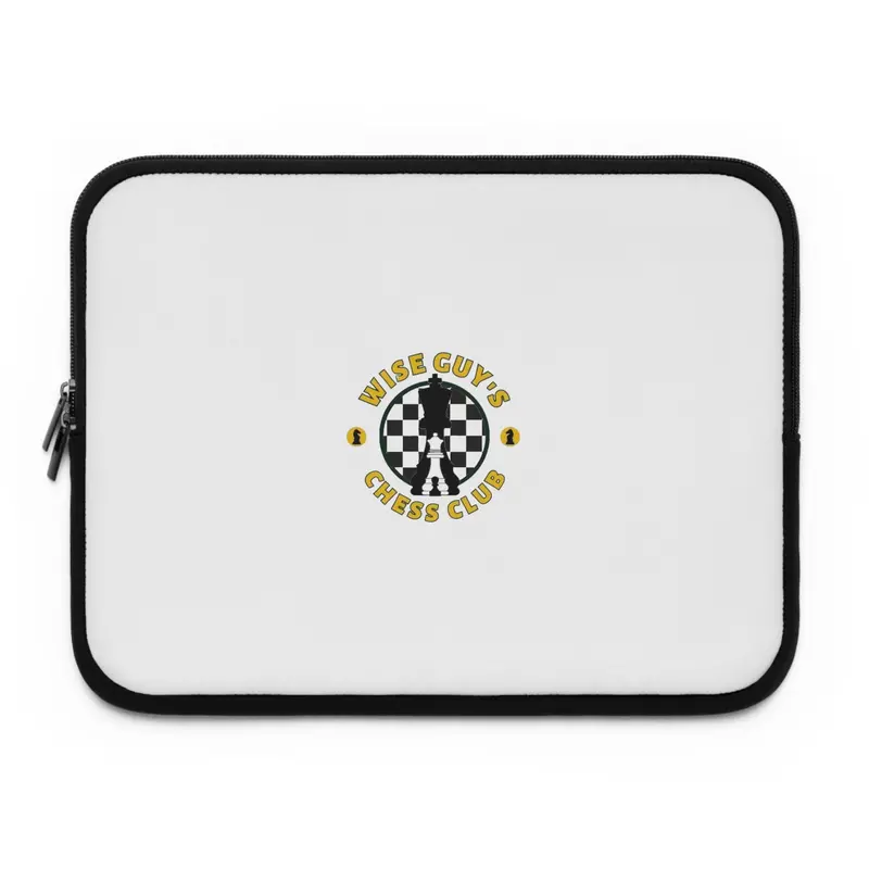 Wise Guy's Chess Club Laptop Sleeve 1