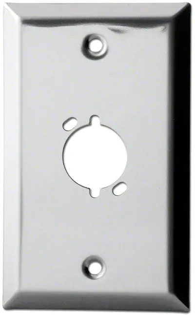 Wp-Xu-1 - Xlr Wall Plate Single, Ss 1