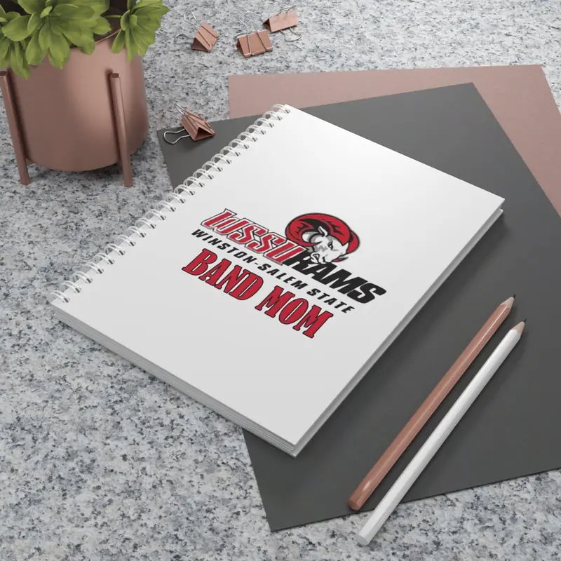 Wssu Band Mom Spiral Notebook 1