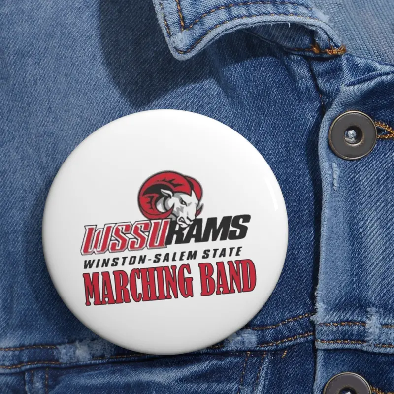Wssu Marching Band Custom Pin Buttons 3