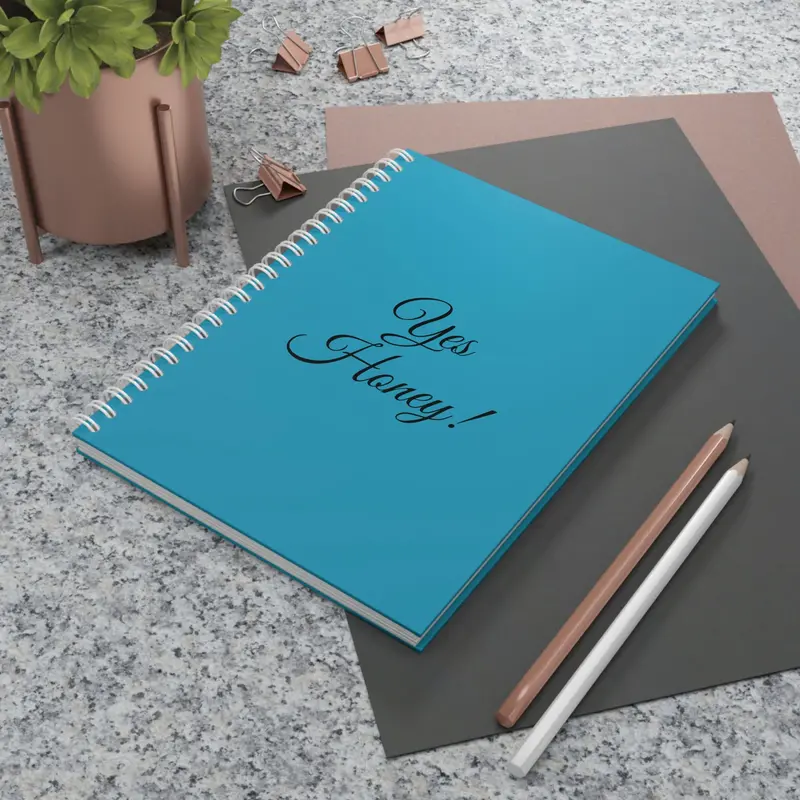 Yes Honey Spiral Notebook 1