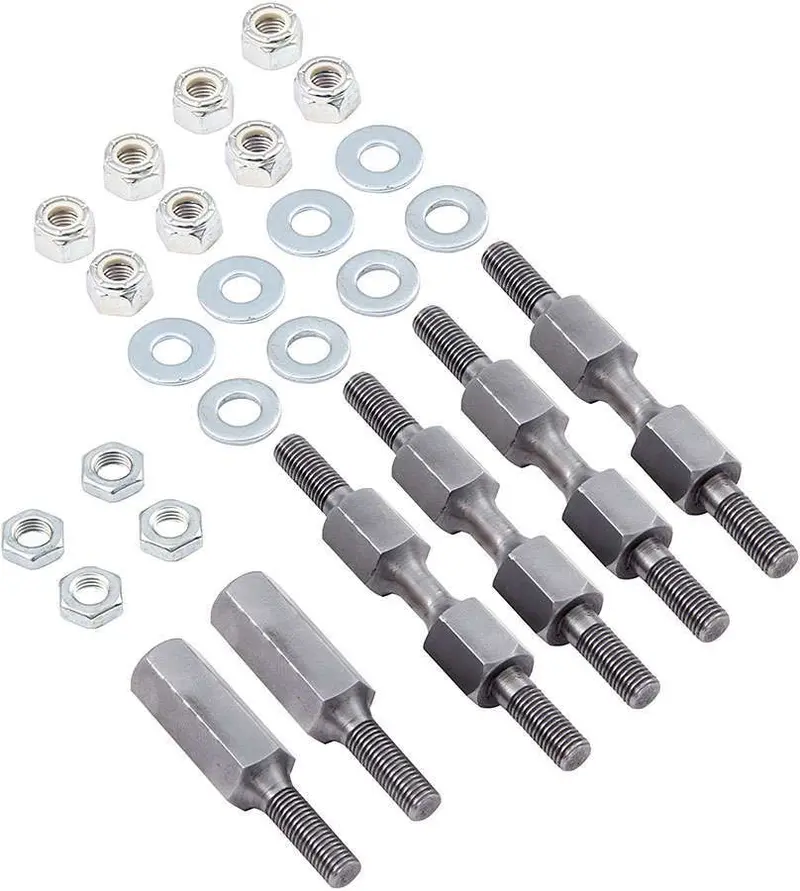 Allstar Performance 41052 Dual Master Cylinder Pedal Extension Kit – 2-Inch Adjustment 1