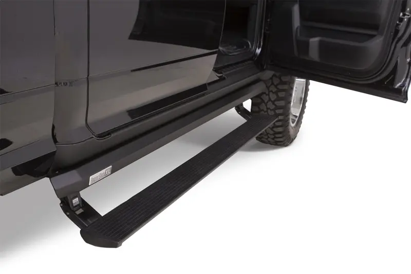 Amp Research 77238-01A Powerstep Xl Retractable Running Board – Black, Oem-Style Illuminated, Plug-And-Play Installation 1