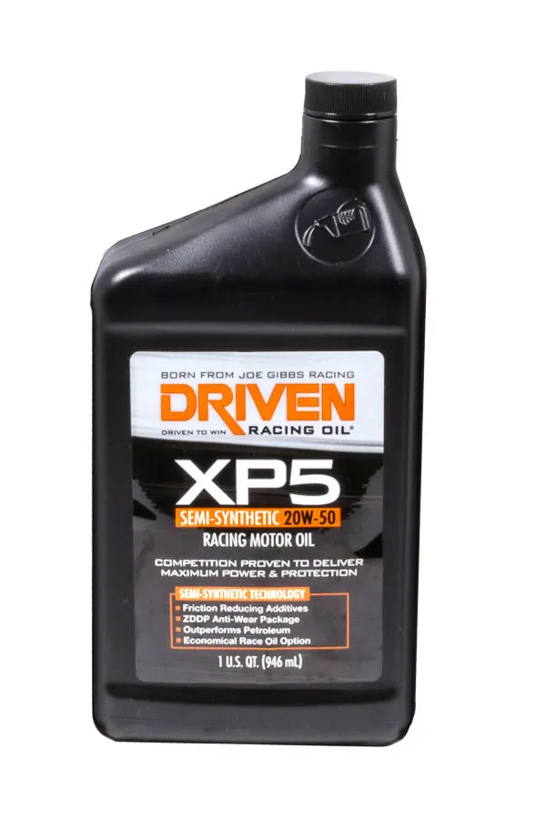 Driven Racing Oil Xp5 20W50 Semi-Synthetic Engine Oil – 1 Quart Bottle 1