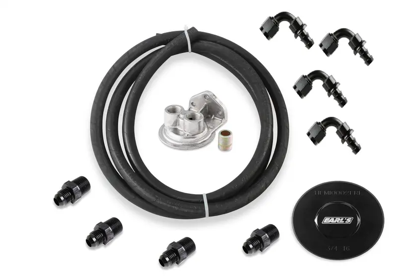 Earl’S Hemi0004Erl Oil Filter Relocation Kit For Hemi Engines 1
