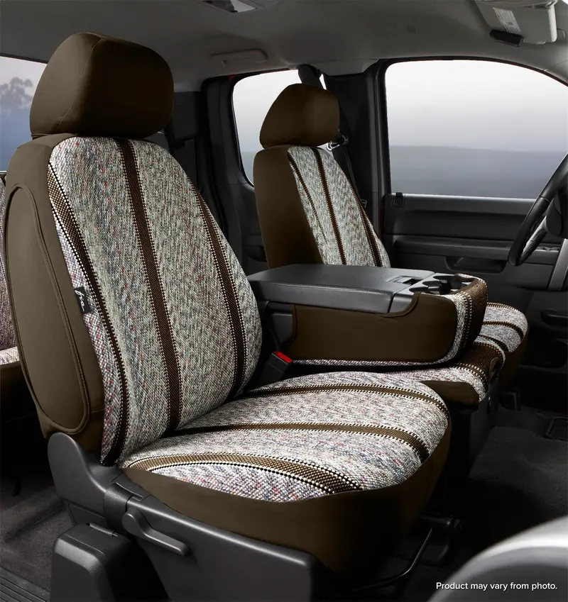 Fia Custom Split Bench Seat Covers For Jeep Wrangler – 40/20/40 Layout, Brown 1