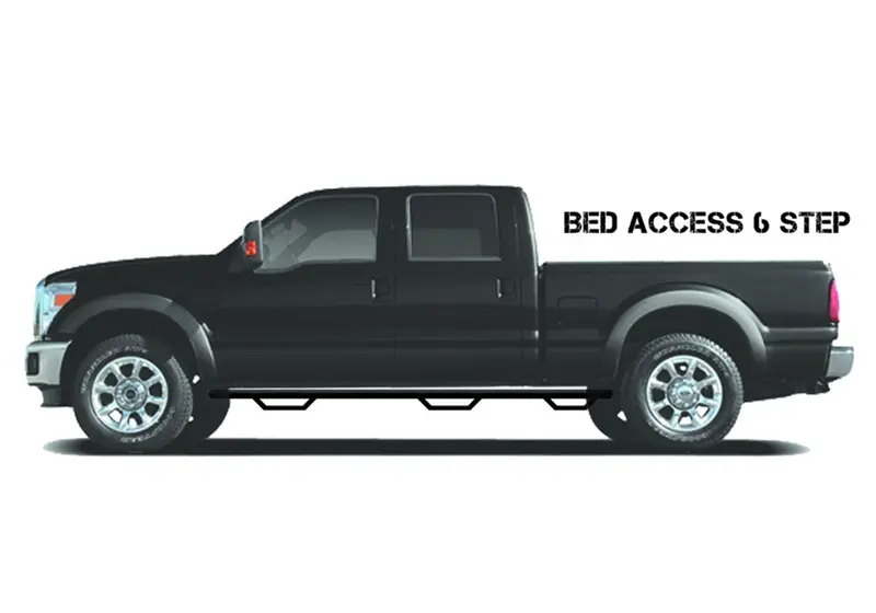 N-Fab F11114Cc-6-Tx Wide-Step Nerf Bars With Bed Access – Fits 2011–2016 Ford F-250/F-350 Crew Cab Drw 1