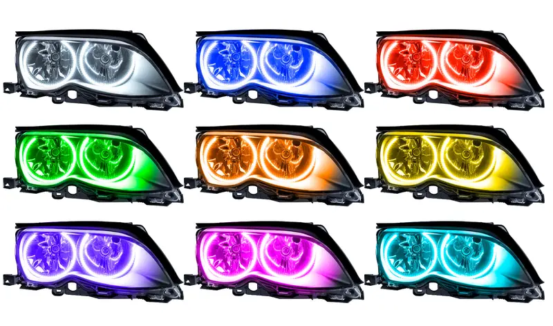 Oracle Lighting Colorshift 2.0 Smd Headlights – Pre-Assembled With Black Bezel 1