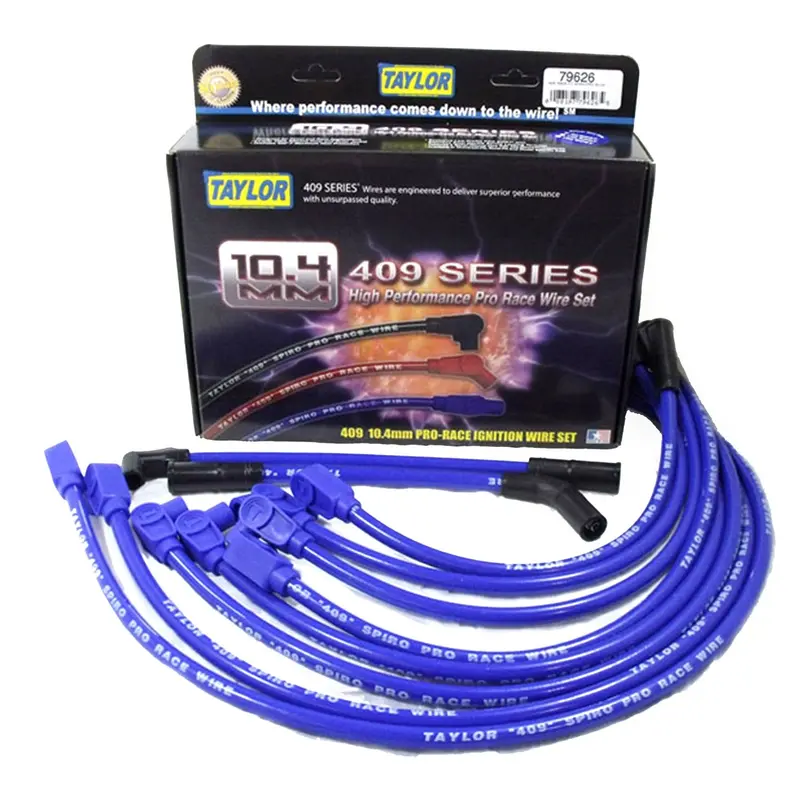 Taylor Cable 79626 Spiro-Pro 10.4Mm High-Performance Ignition Wire Set – 409-Series 1