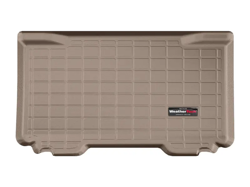 Weathertech Cargo Liner – Tan Trimmed Floor Mat For Suvs/Trucks, No Flat Load Shelf Included (41778) 1